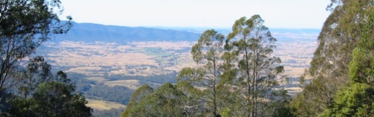 A View from Piper's Lookout top of Brown Mountain